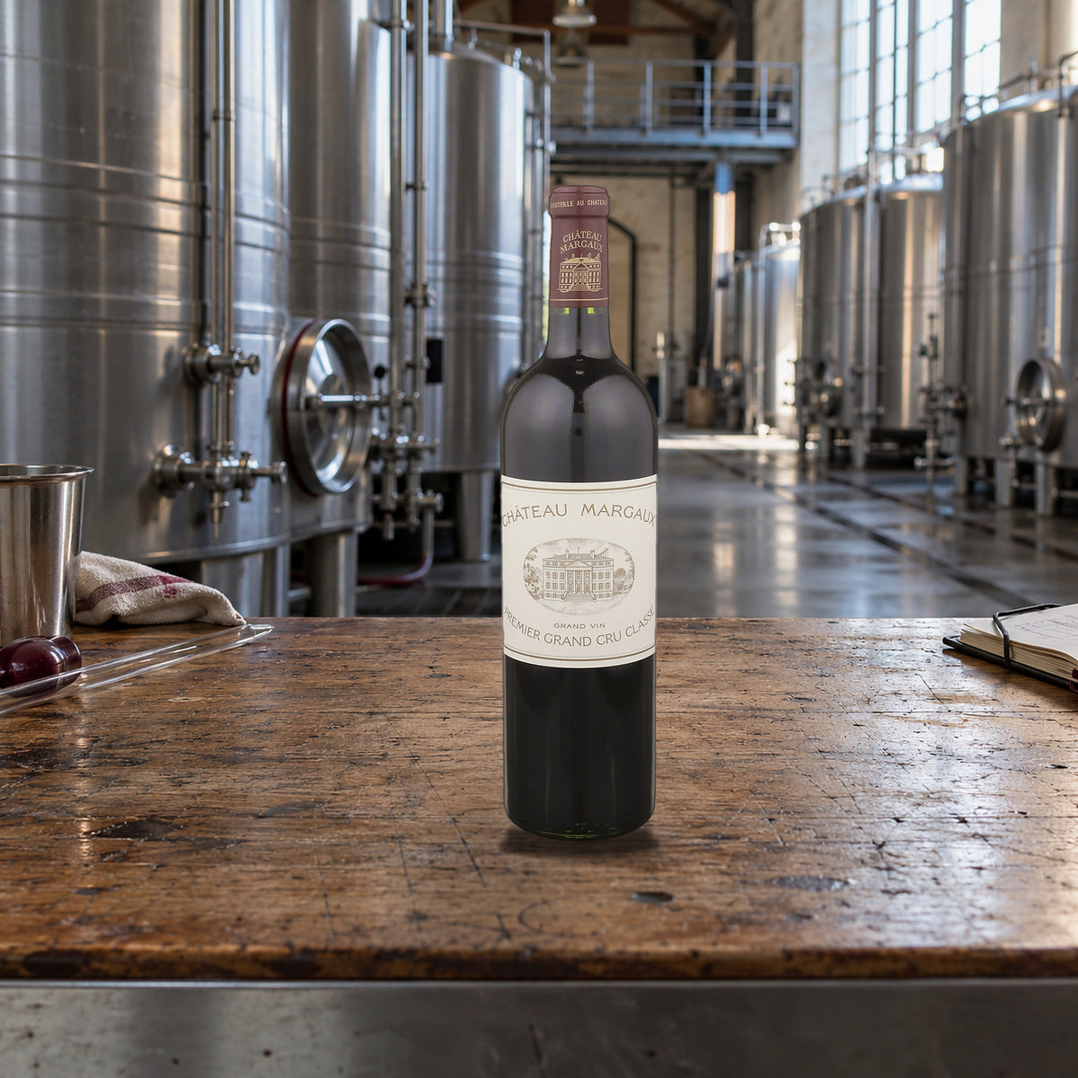 Chateau Margaux Margaux 2015 With Wood Box cuvier tank ledge - Liquor Geeks