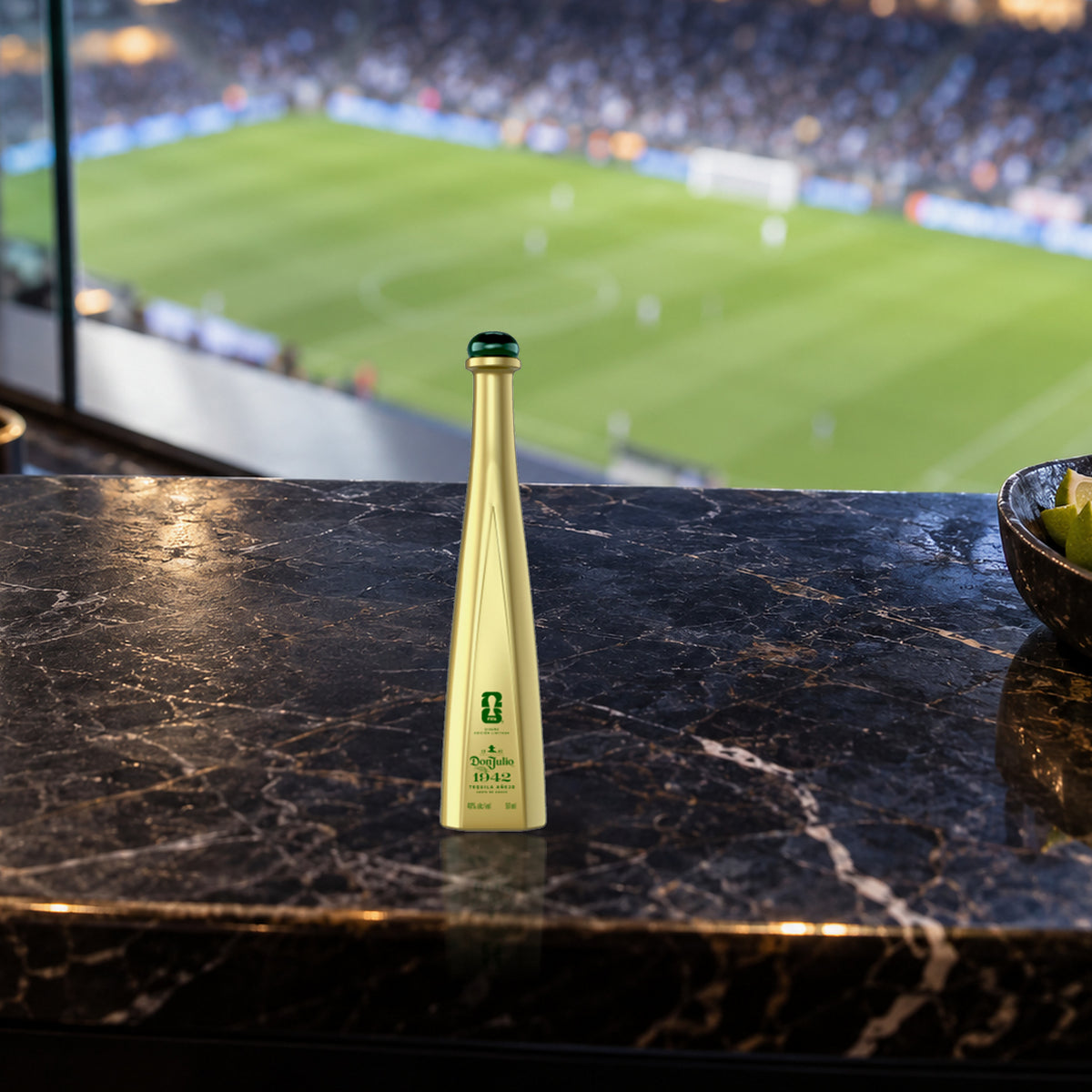 Don Julio 1942 FIFA World Cup 2026 Limited Edition Miniature (50 mL) stadium suite ledge - Liquor Geeks