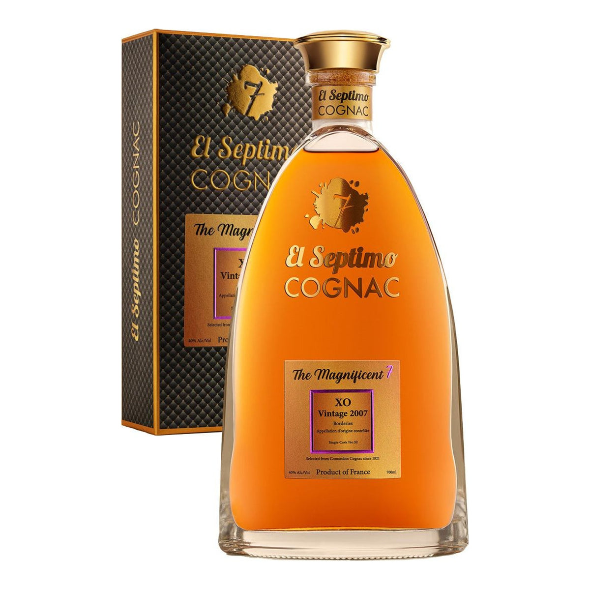 El Septimo XO Vintage 2007 Borderies Cognac 700mL