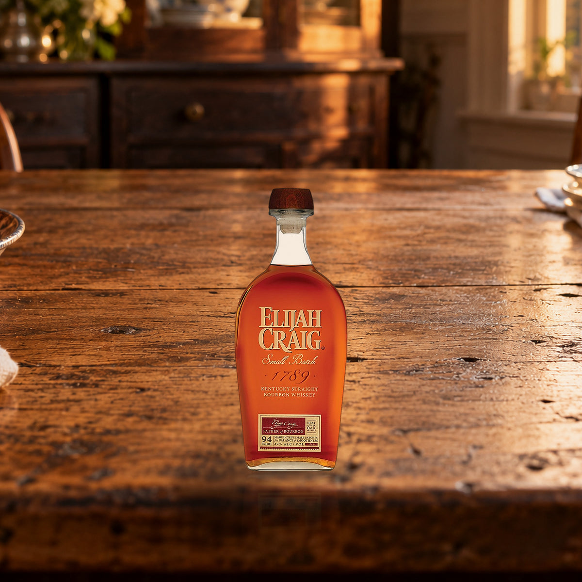 Elijah Craig Straight Bourbon Small Batch Whiskey sunday supper - Liquor Geeks