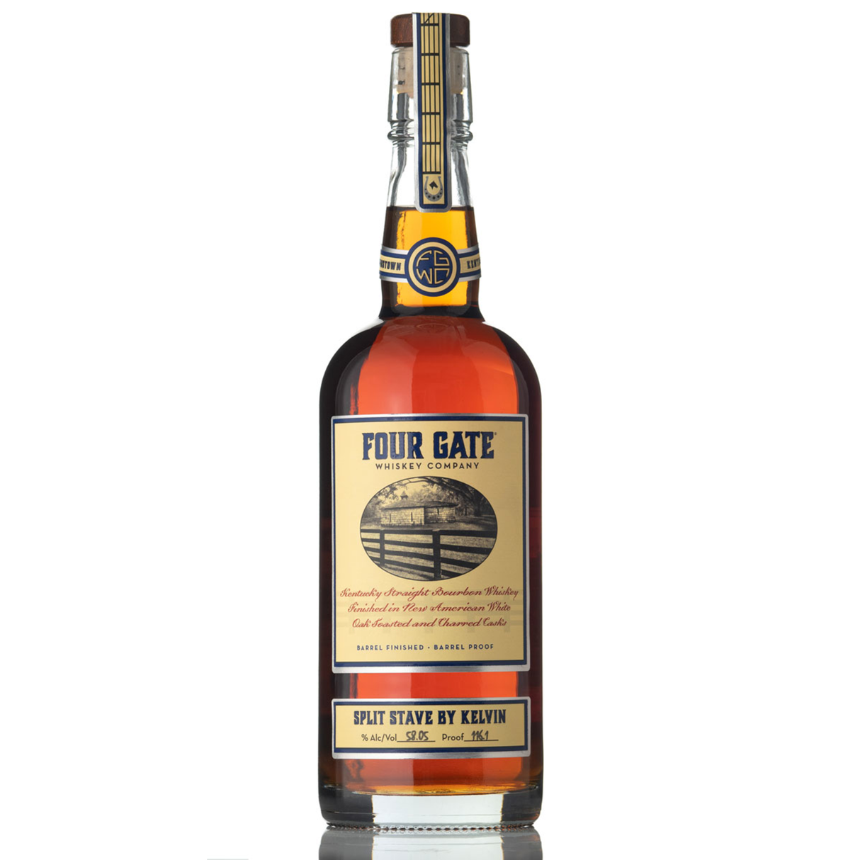 Four Gate Split Stave Stnd Bourbon - Liquor Geeks