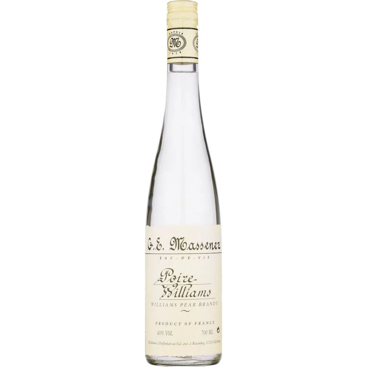 Massenez Poire Williams Pear Brandy Eau de Vie LG Liquor Geeks massenez-poire-williams-pear-brandy-eau-de-vie-lg-liquor-geeks