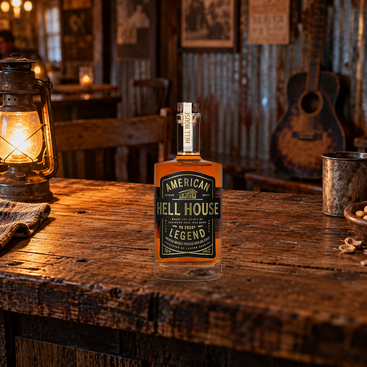 Hell House Blended American Whiskey American Legend 90 juke joint bar - Liquor Geeks