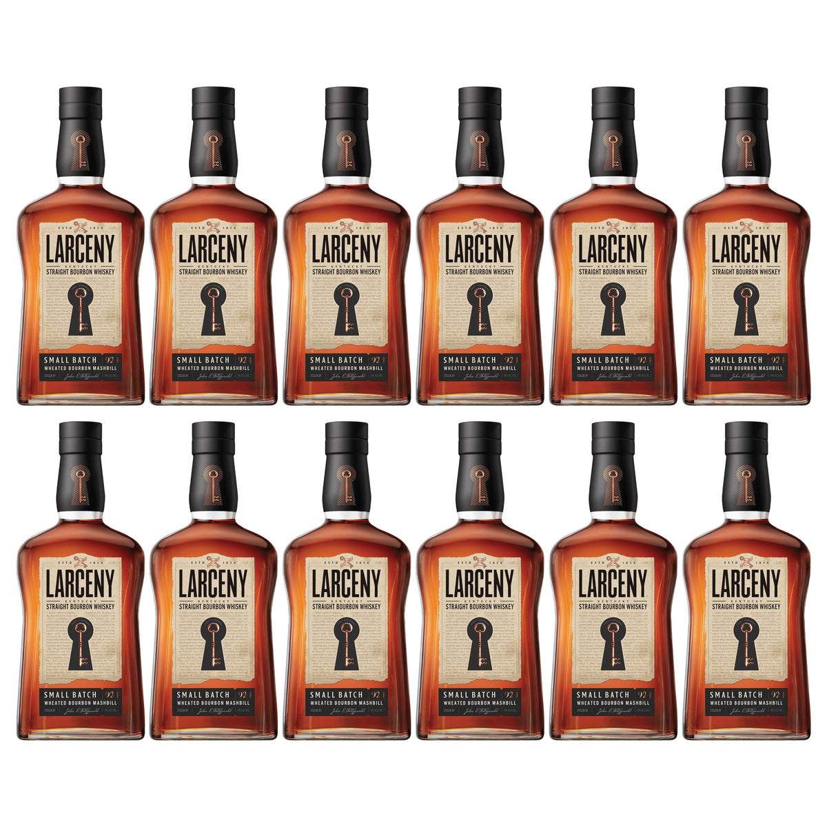 Larceny Straight Bourbon Small Batch Whiskey 12-Pack