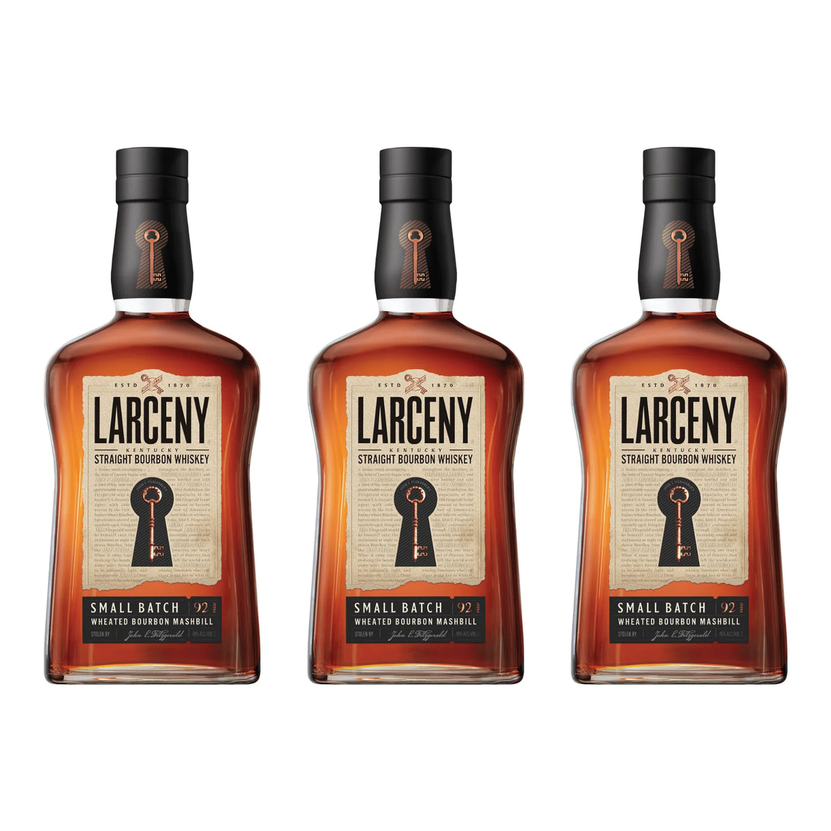 Larceny Straight Bourbon Small Batch 3 Pack Larceny Straight Bourbon Small Batch 3 Pack