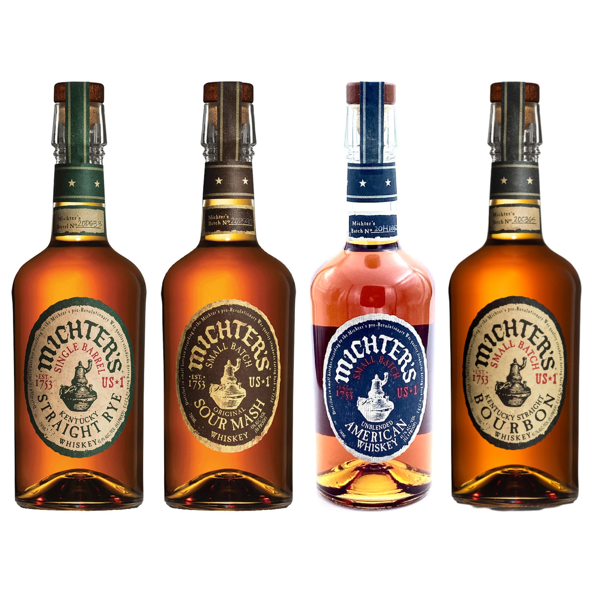 Michter's US*1 Four — Small Batch Bourbon, Single Barrel Rye, Unblended American & Sour Mash