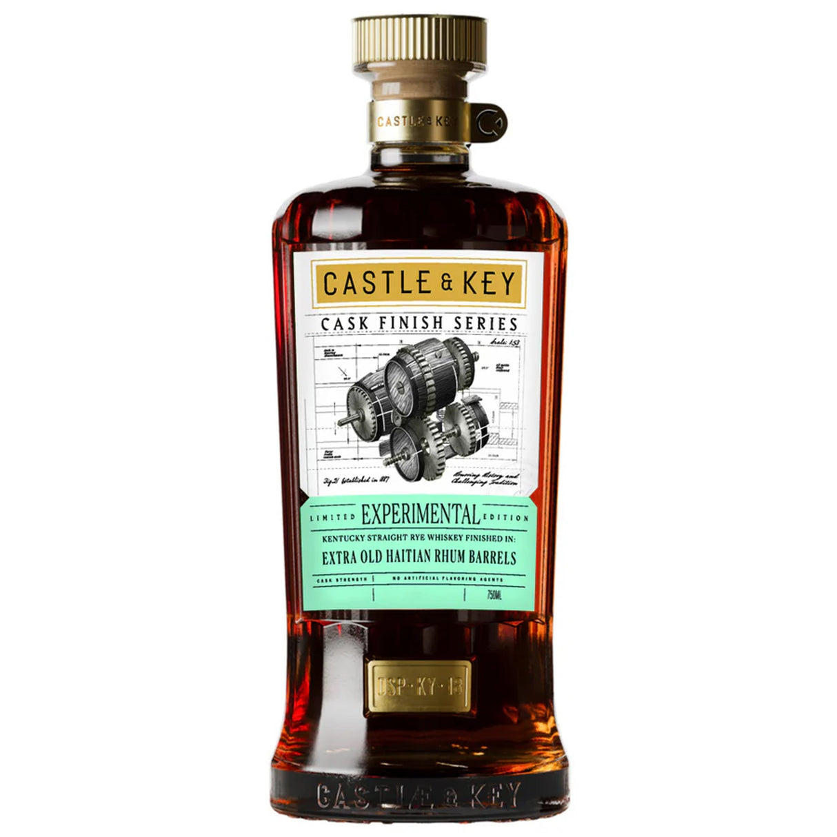 Castle & Key Experimental Series Rye Whiskey Finished in Extra Old Haitian Rhum Casks - Liquor Geeks