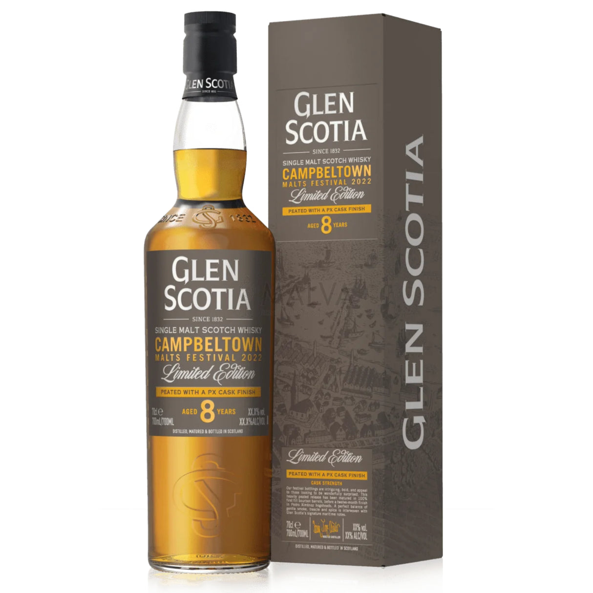 Glen Scotia 8 Year Old Peated PX Cask Finish – Malts Festival 2022 Edition