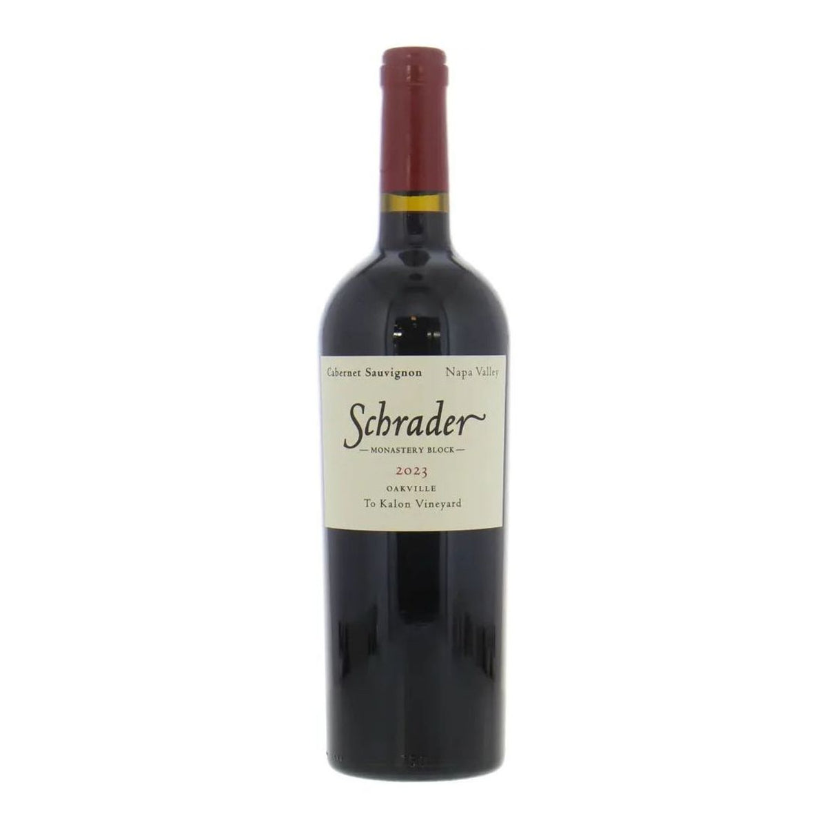 Schrader Cabernet Sauvignon Monastery Block To Kalon Vineyard Oakville 2023