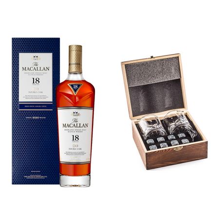 The Macallan Scotch Single Malt 18 Year Double Cask With Gift - Liquor Geeks