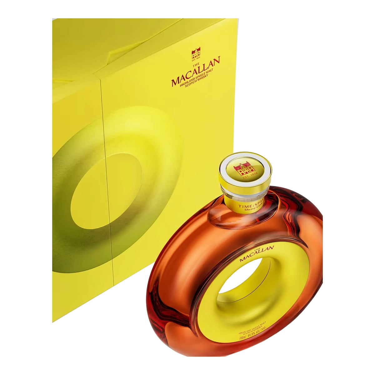 The Macallan Time:Space Sherry Cask 20 Year Old bottle detail