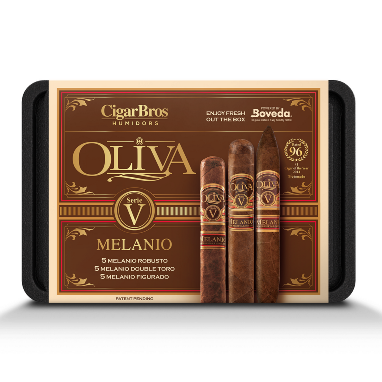 CigarBros X Oliva Serie V 15 Premium Cigars Set + Personal Humidor by CigarBros