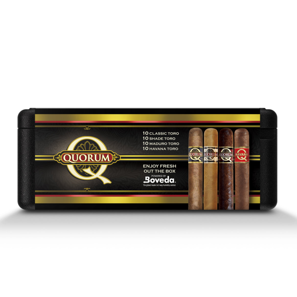 CigarBros X Quorum 40 Premium Cigars Set + Personal Humidor by CigarBros