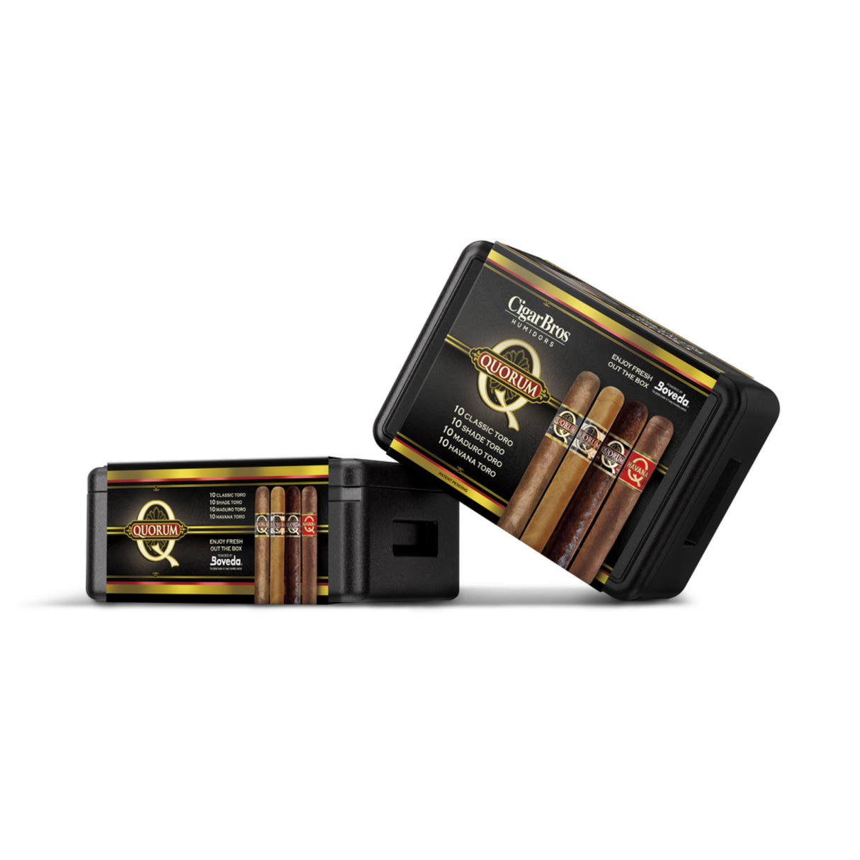 CigarBros X Quorum 40 Premium Cigars Set + Personal Humidor by CigarBros