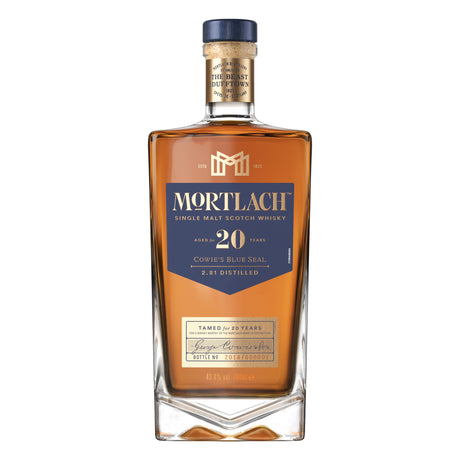 Mortlach Single Malt Scotch Cowie's Blue Seal 20 Year Whiskey