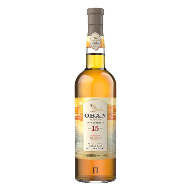 Oban Sherry Cask Strength Finish 15 Year Single Malt Scotch Whiskey Oloroso & Palo Cortado Cask Finish