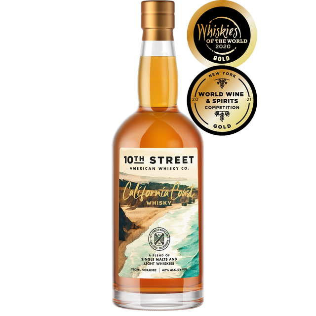 10th Street Blended American Whiskey California Coast Premium