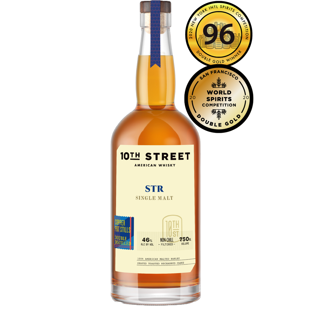 10th Street Distillery Straight American Single Malt Whiskey