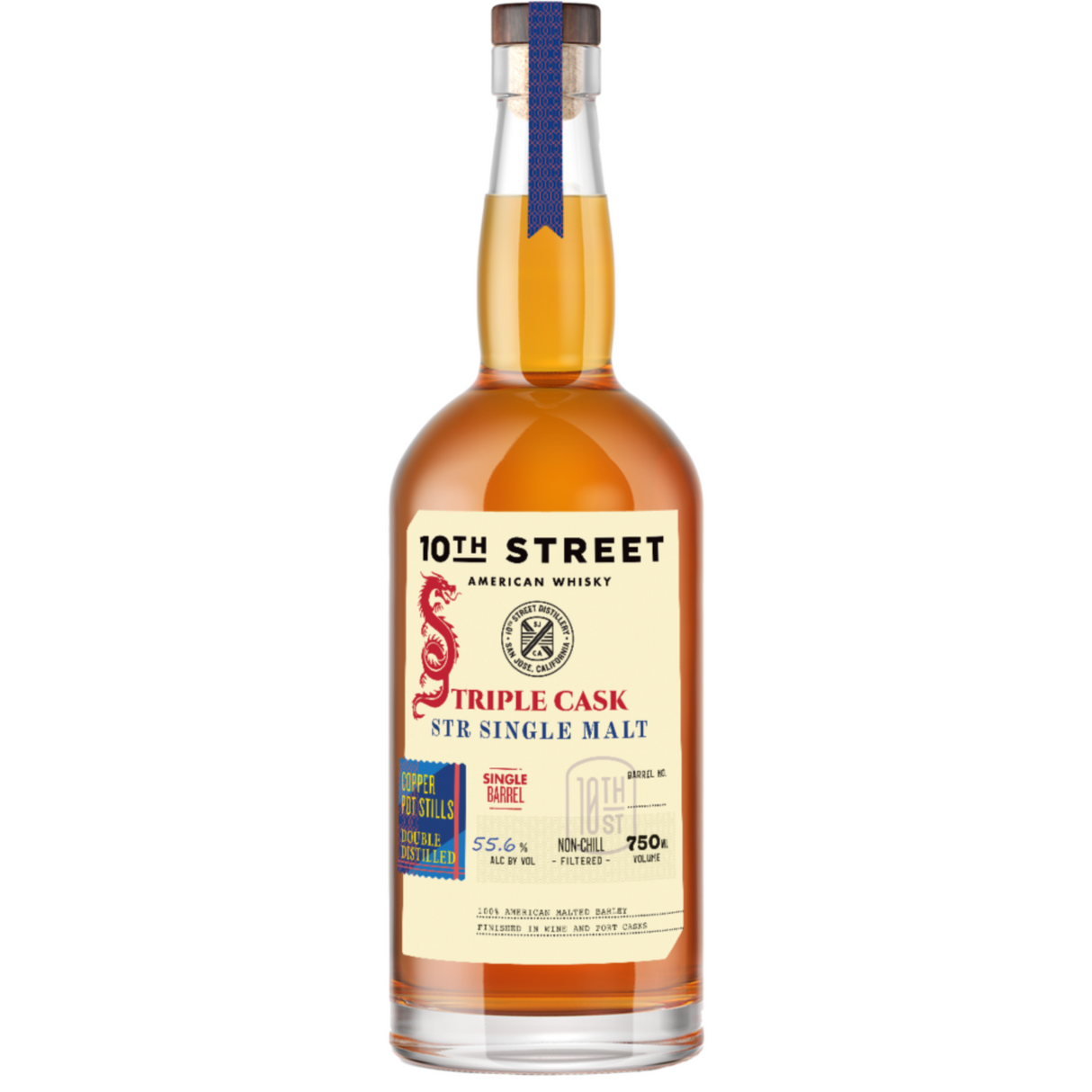 10th Street STR Triple Cask Single Malt Whiskey