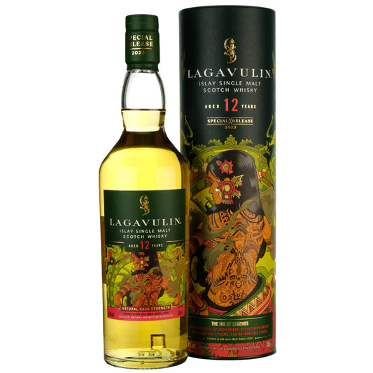 Lagavulin Single Malt Scotch Natural Cask Strength Special Release 12 Year