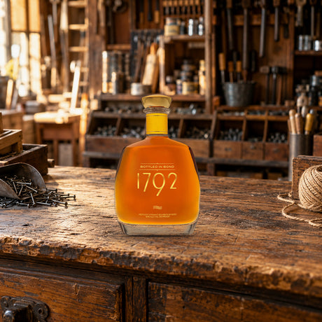 1792 Straight Bourbon Bottled In Bond Whiskey hardware store counter - Liquor Geeks