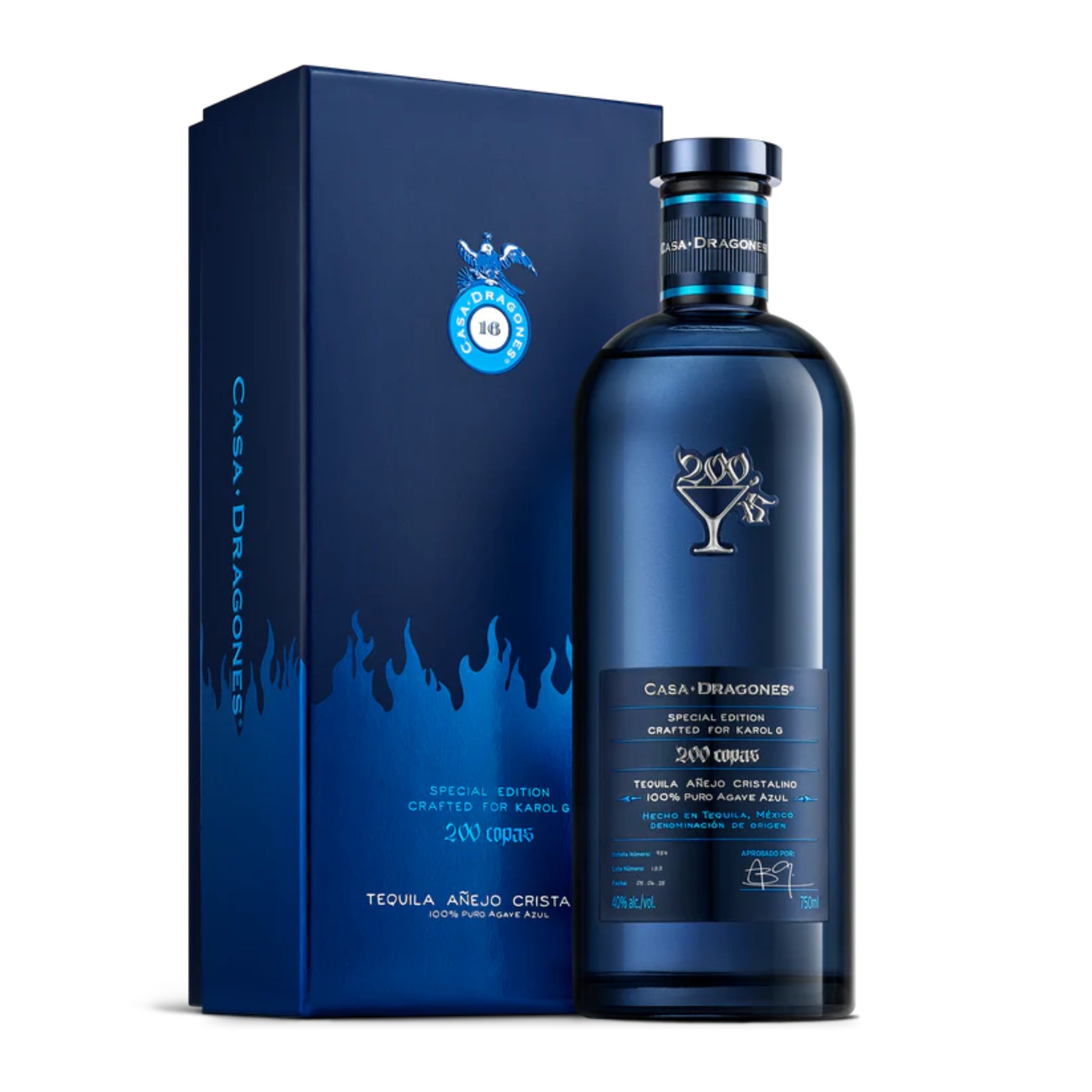 Casa Dragones x Karol G 200 Copas Cristalino | Liquor Geeks