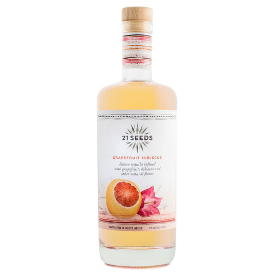 21seeds Grapefruit Hibiscus Infused Silver Tequila - Liquor Geeks
