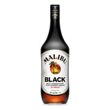Malibu Black Coconut Flavored Rum 1 Liter