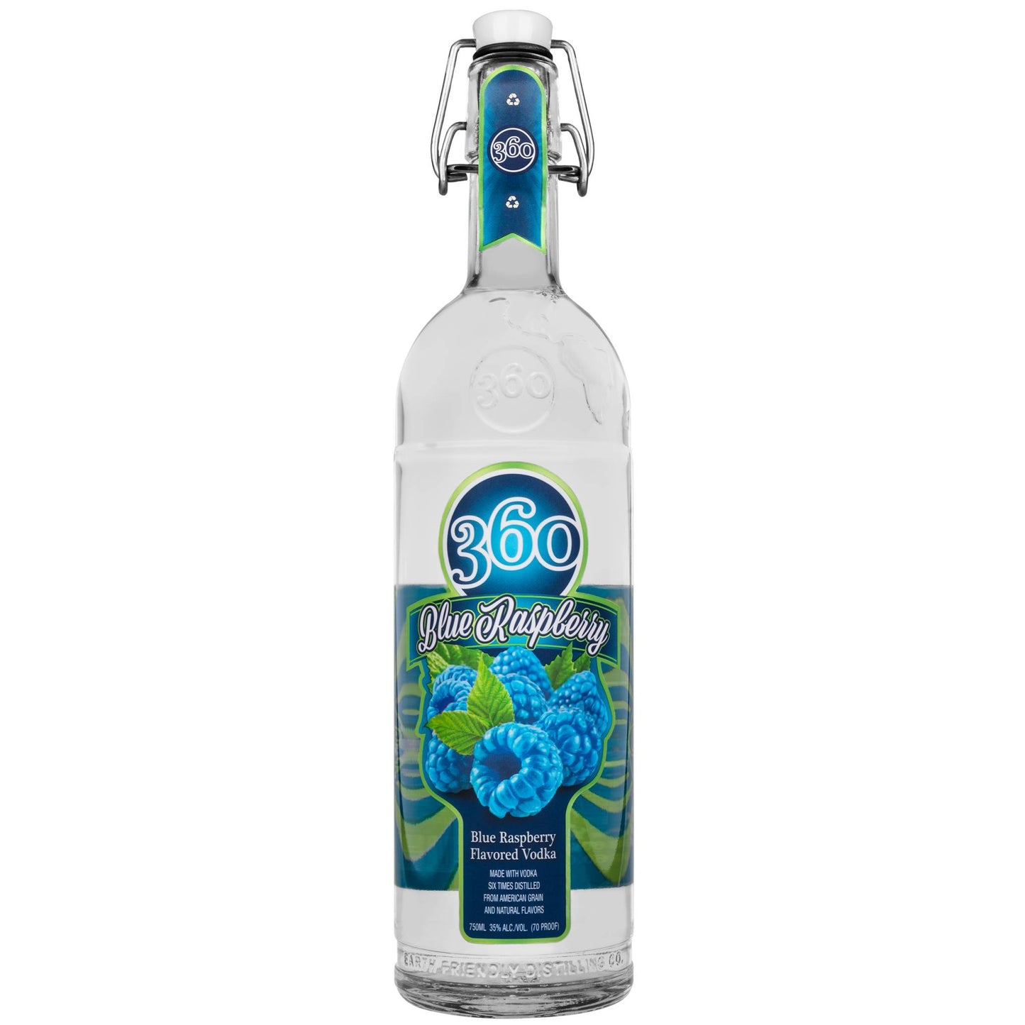 360 Blue Raspberry Vodka - Liquor Geeks