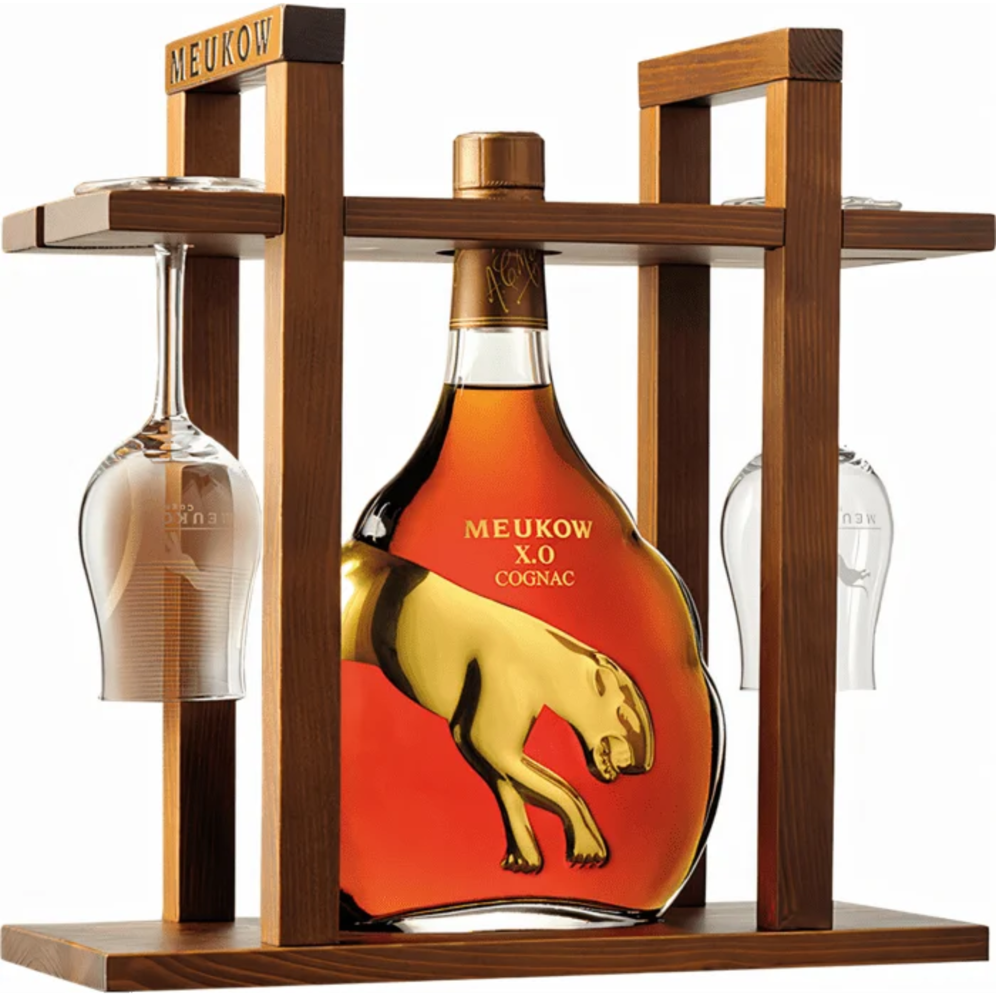 Meukow Cognac XO With 2 Glasses | Liquor Geeks