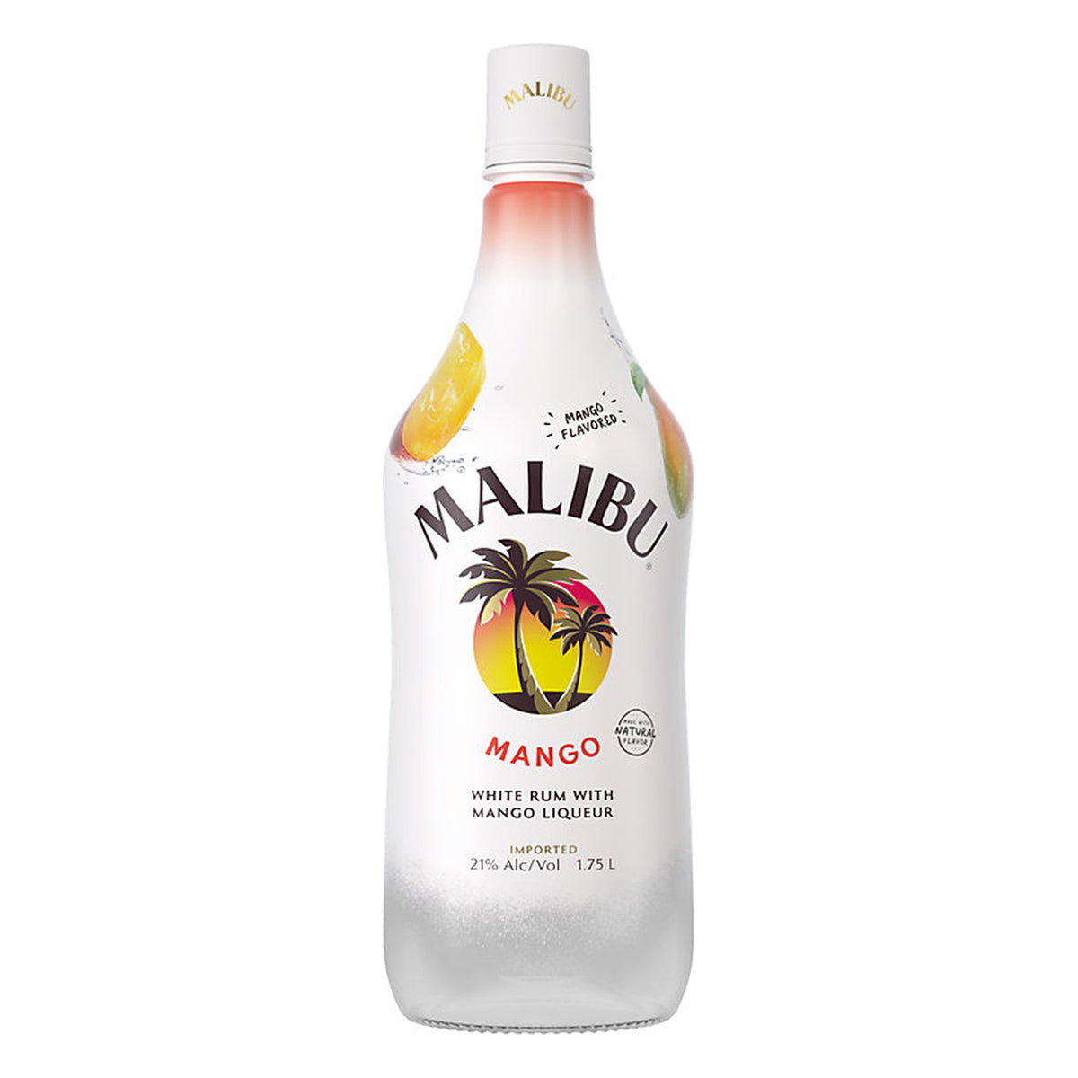 Malibu Mango Flavored Rum 1.75 Liter