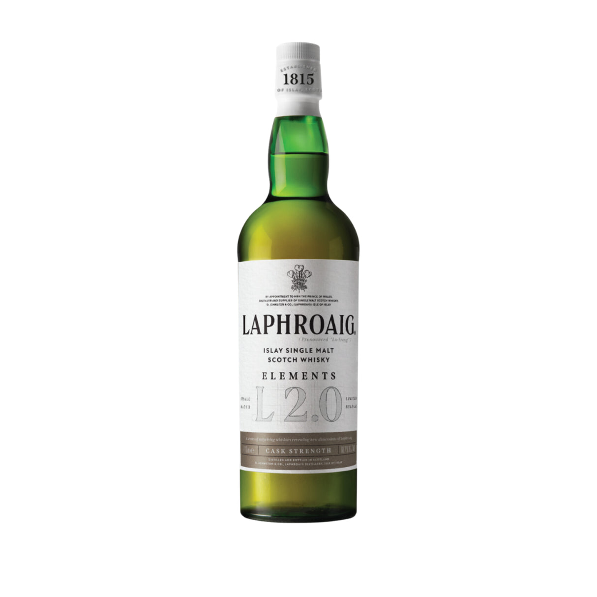 Laphroaig Single Malt Scotch Small Batch Elements L2.0 Cask Strength Limited Release Whiskey