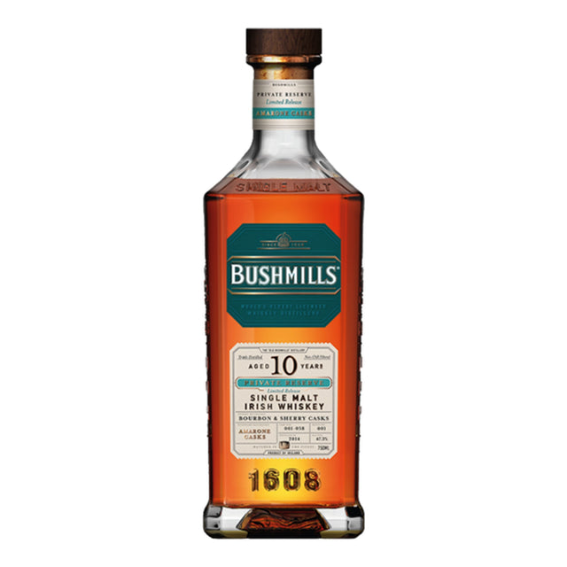 Bushmills Private Reserve 10 Year Old Amarone Cask Single Malt Irish Whiskey