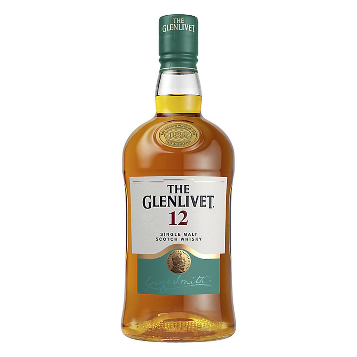 The Glenlivet Single Malt Scotch 12 Year Whiskey 1.75 Liter