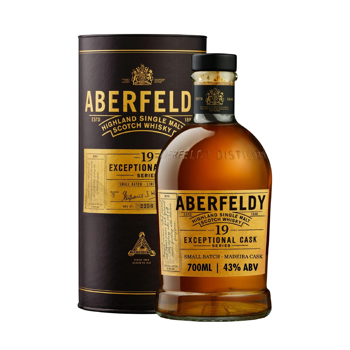 Aberfeldy Single Malt Scotch Exceptional Cask Series Small Batch 25 Year 86 Limited Edition