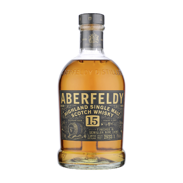 Aberfeldy Single Malt Scotch Finished In Semillon Wine Casks 15 Year