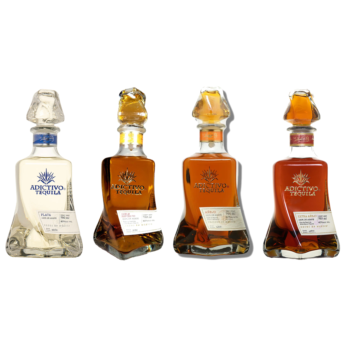 Adictivo Plata, Reposado, Anejo & Extra Anejo Bundle