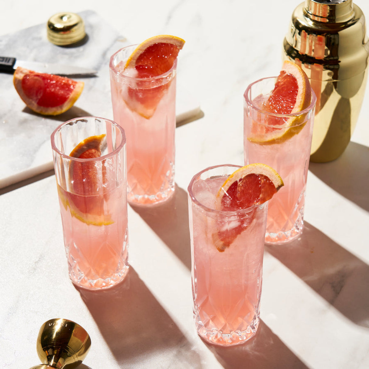 Admiral Crystal Highball Glasses, Set of 4-3