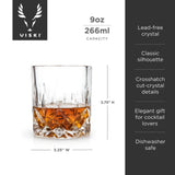 Admiral Crystal Rocks Glasses, Set of 2-5