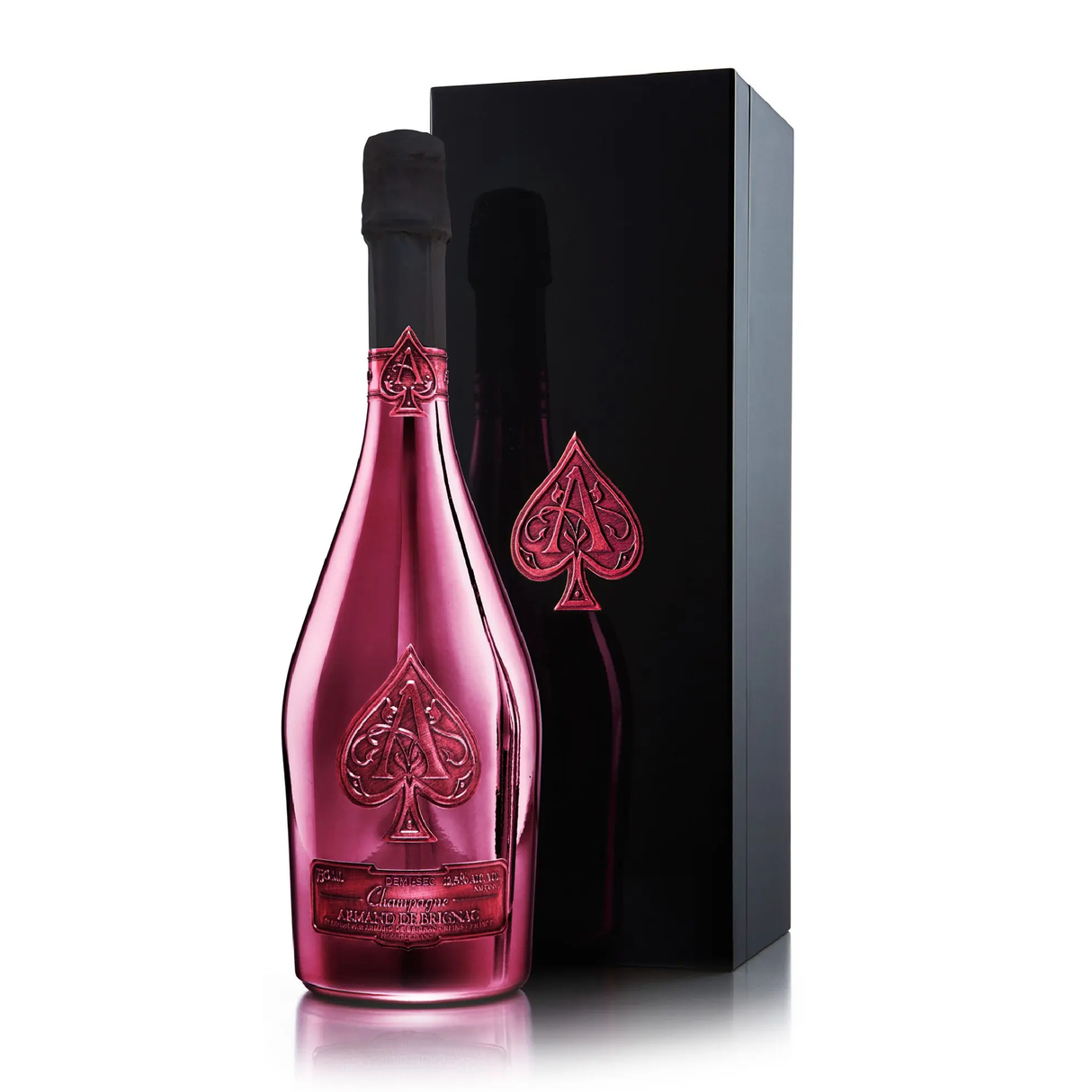 Armand De Brignac Champagne Brut Demi Sec W/ Wooden Gift Box