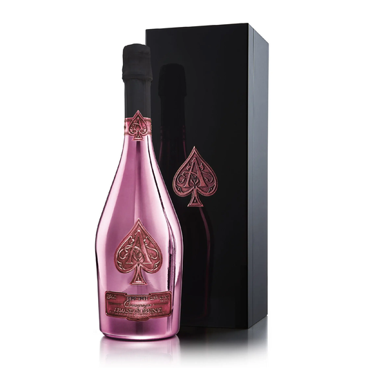 Armand De Brignac Champagne Brut Rose W/ Wooden Gift Box