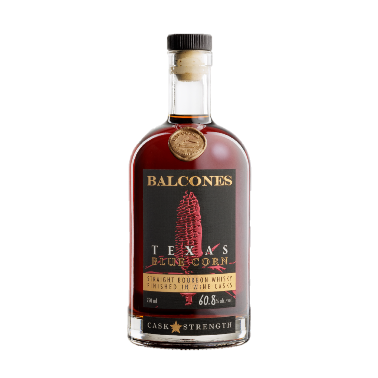 Balcones Straight Bourbon Texas Blue Corn Wine Cask Finished 121.6 Proof