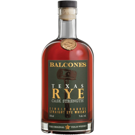 Balcones Texas Straight Rye Whisky Cask Strength Single Barrel 128.8