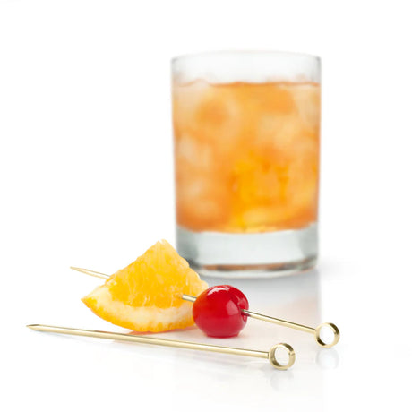 Belmont Cocktail Picks in Gold, Set of 6-1