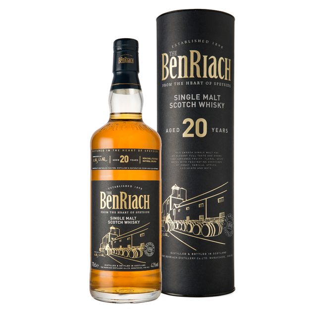 BenRiach 20 Year Old Single Malt Scotch Whiskey