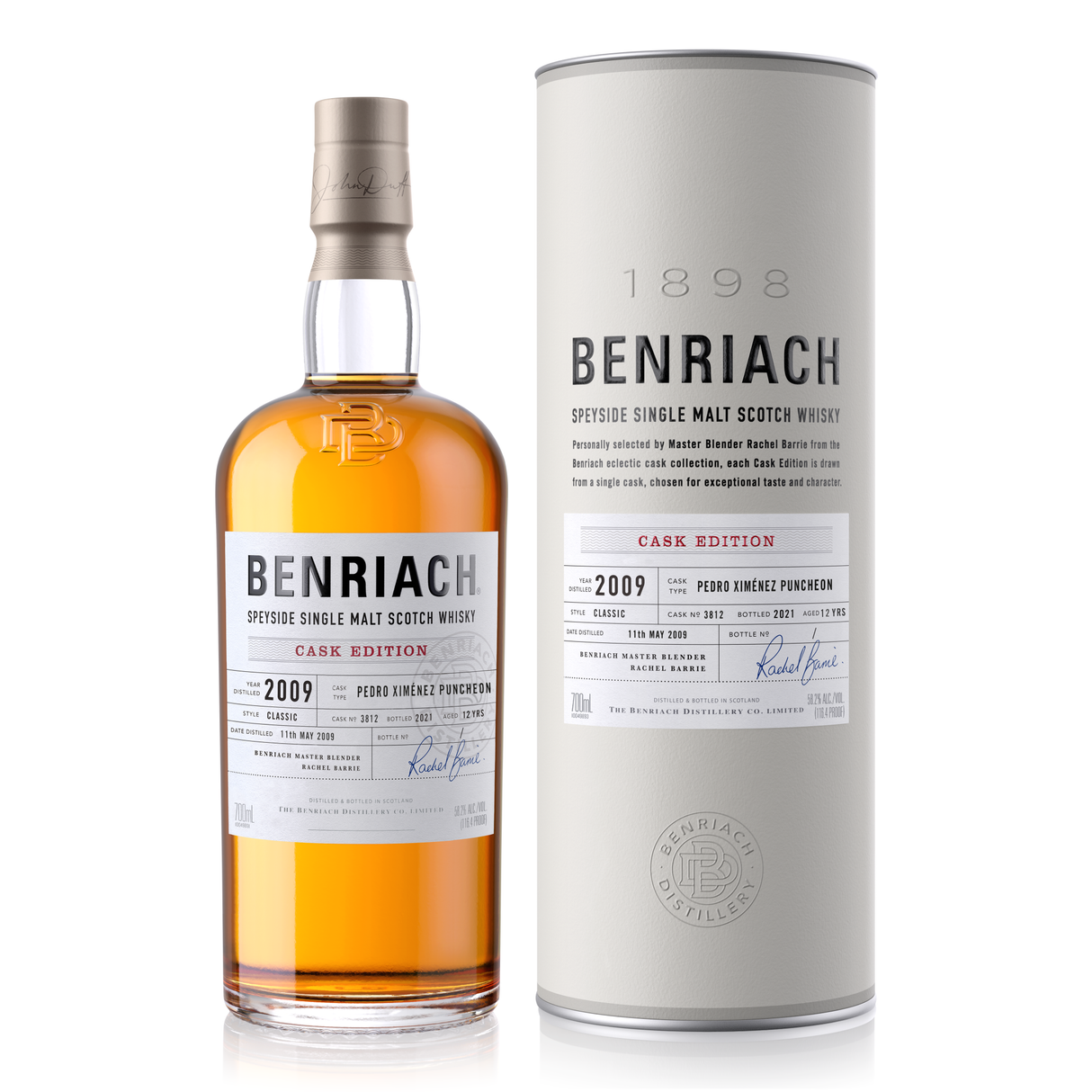 BenRiach Single Malt 12 Year 2009 Scotch Whiskey