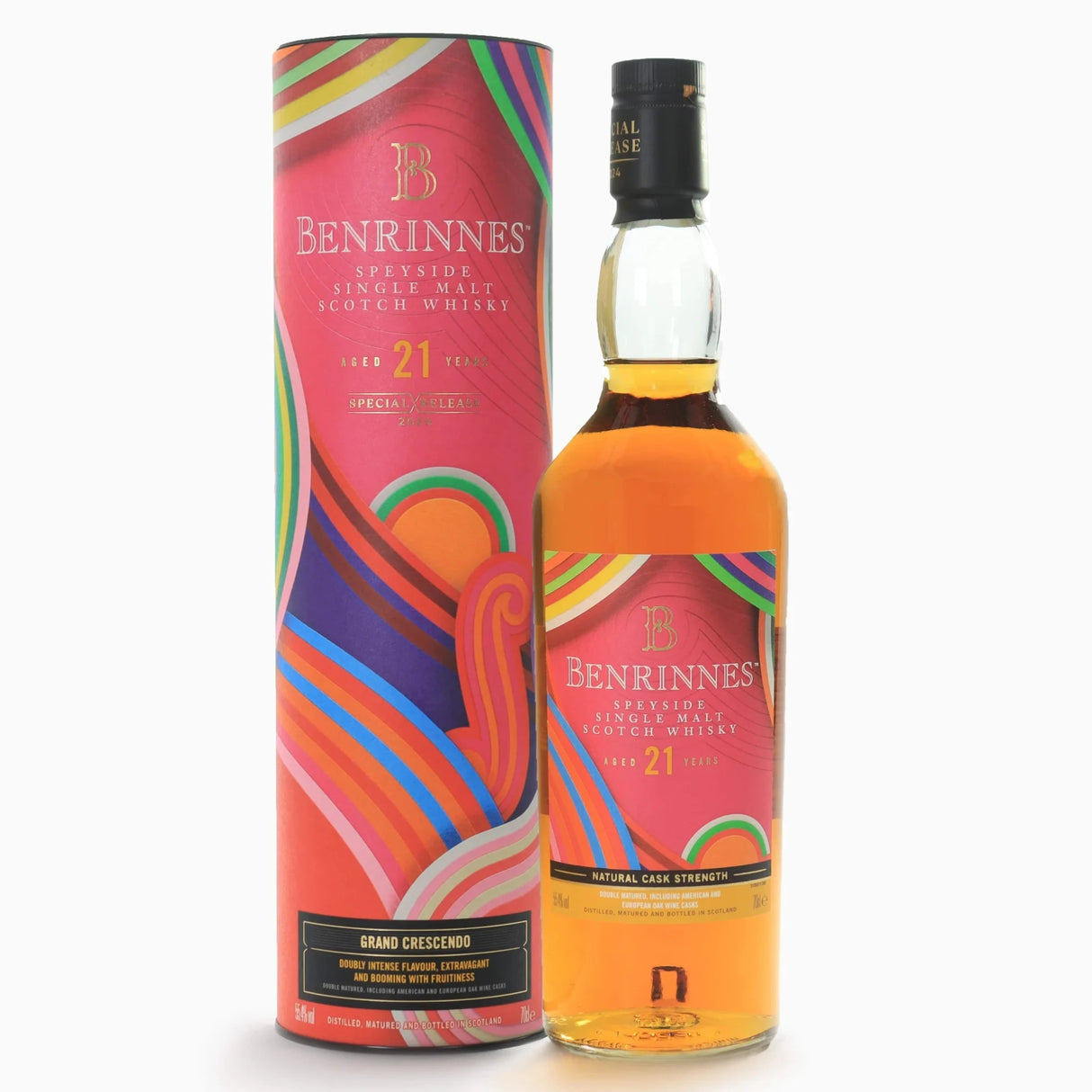 Benrinnes Single Malt Scotch Natural Cask Strength Special Release 2024 21 Year Whiskey