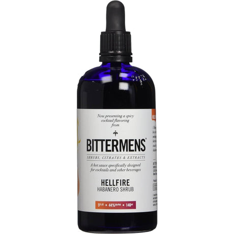 Bittermens Hellfire Habanero Shrub Cocktail Flavoring (Very Small Batch | Spicy Shrub Bitters)