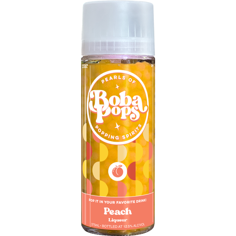 Boba Pops Cocktail Caviar Peach