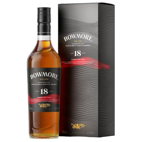 Bowmore 18 Year Single Malt Scotch Whiskey – Sherry Oak Cask